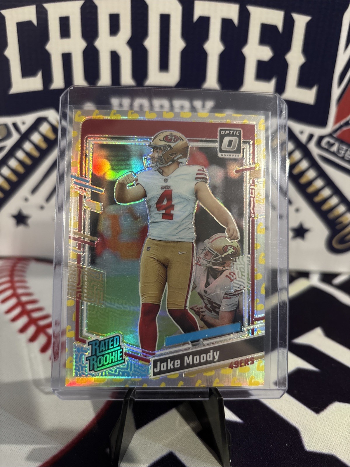 2023 Donruss Optic - Flex Emoji (💪💪) #289 Jake Moody /149 SP 49ers