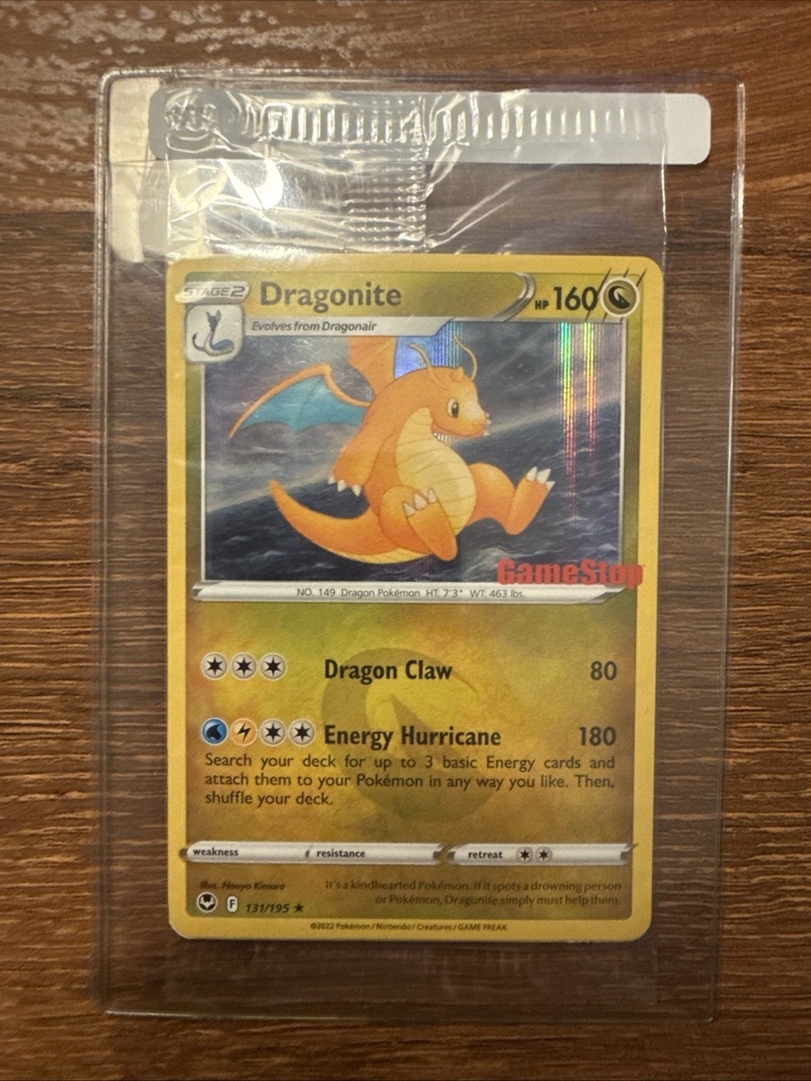 Dragonite 131/195 GameStop Stamped Sealed Promo Pokemon Card NEW