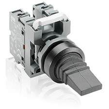 1pc ABB MTS2-30B Modular Series Black Push Button Momentary 22mm Cutout