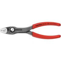 Knipex TwinGrip Pliers — 6in., Non-Slip Plastic, 1/8in. to 5/8in. Capacity,