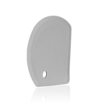Flexible Curved Edge Silicone Bowl Scraper5.98''x4.3'' Food Grade Dough Scraper