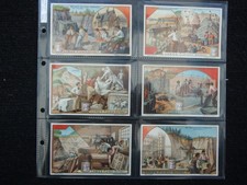 ONE COMPLETE SET OF SIX LIEBIG TRADE CARDS