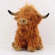 Cuddly Living Nature Highland Cow Soft Toy Kid Stuffed Teddy Plush Doll Toy