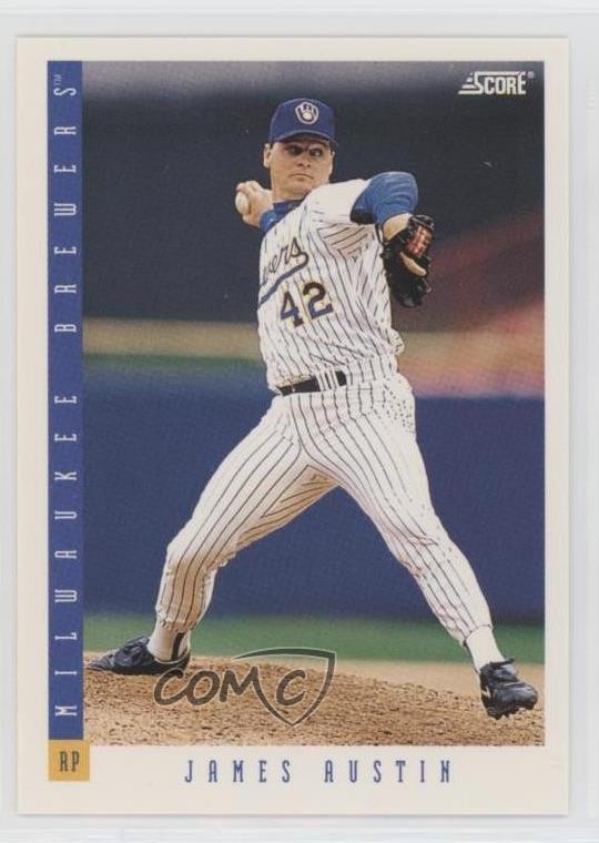 1993 Score Jim Austin James Austin #331 0g6b