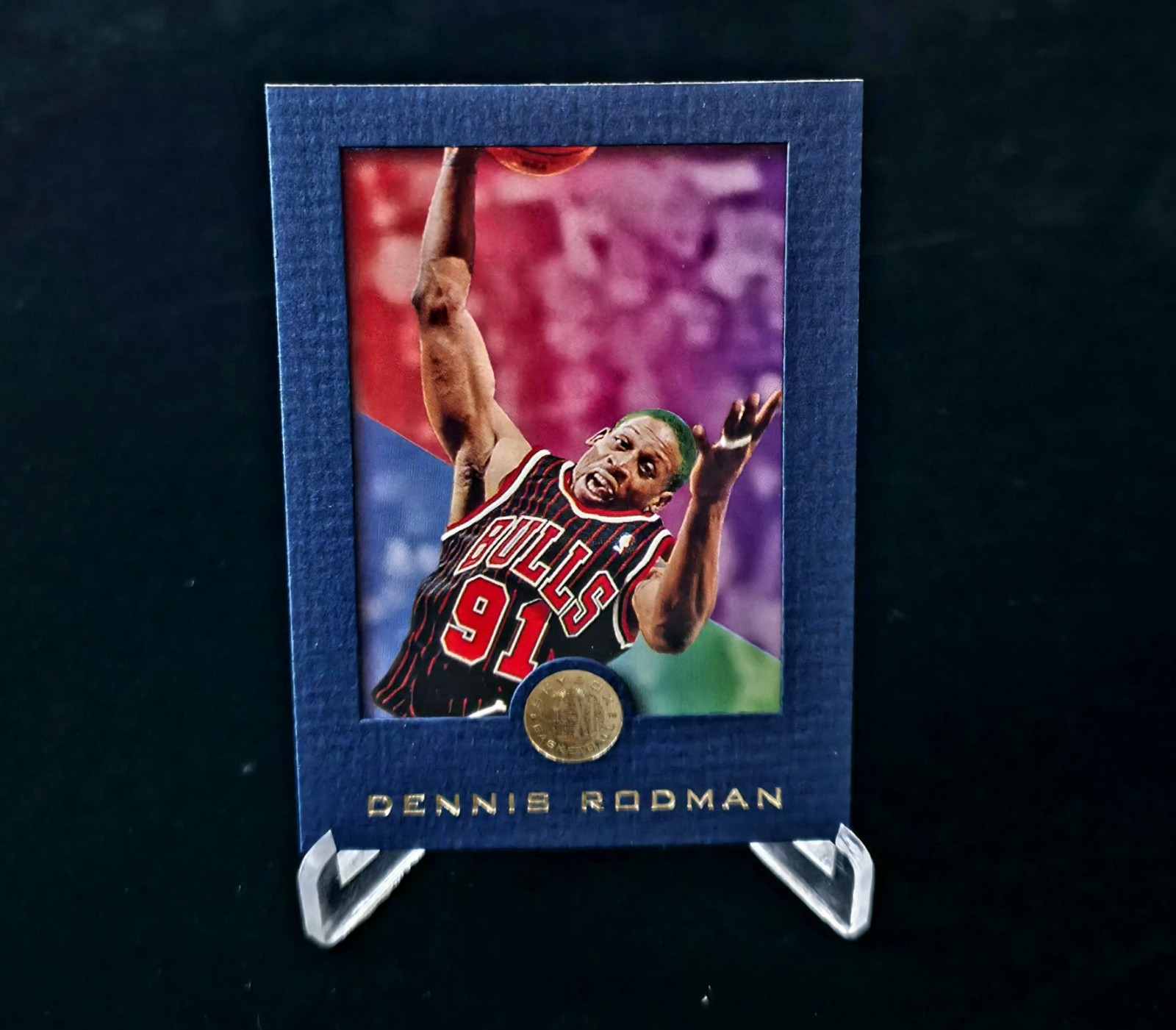 1995-96 Skybox E-XL Blue #13 Dennis Rodman