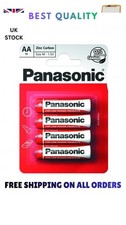Panasonic AA Zinc Carbon Batteries 48 Pack (12 x 4 Packs) LR6 0.25 per battery