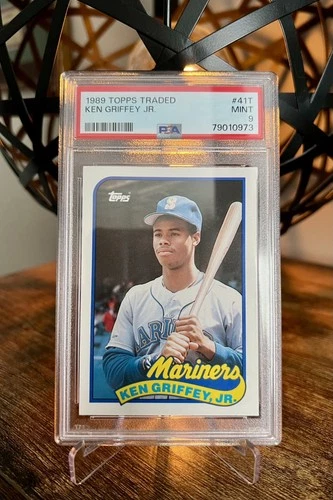 1989 Topps Traded #41T Ken Griffey Jr. RC - PSA 9 - HOF - Seattle Mariners