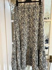 Zebra Print Floaty Skirt 