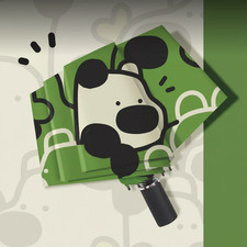 Automatic Folding Windproof UV Umbrella, Cartoon Design