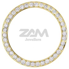 Rolex Air-King no date model 15000 34mm White Moissanite Diamond Watch Bezel