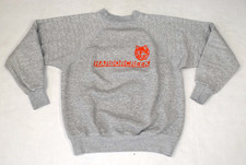 Vintage Raglan Sweatshirt Ultra Sweats Size L 90s Harborcreek Wolf Logo Made USA