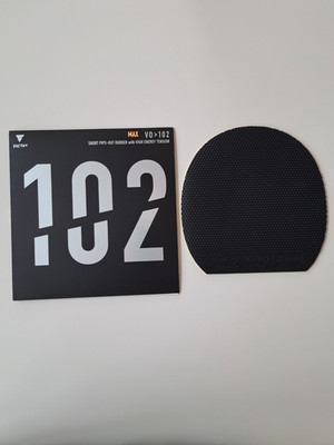 Kurz-Noppen-Belag: Victas VO 102, schwarz, max.  