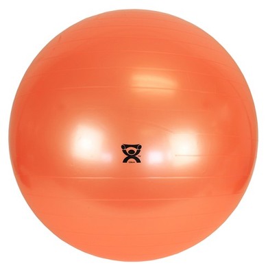 CanDo Inflatable Exercise Ball - Orange - 48'' (120 cm)