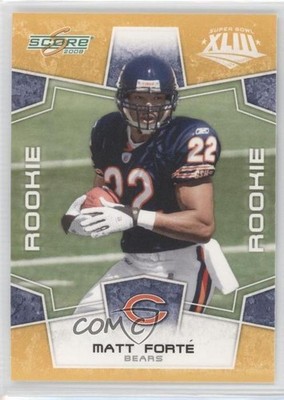 2008 Score Rookie Factory Set Yellow Matt Forte #365 0a1