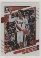 2021-22 Panini Chronicles Donruss Optic Traded Silver Keon Johnson #613 0y59