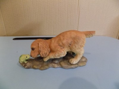 Royal Osborne Cocker Spaniel with Frog Ornament / Figurine
