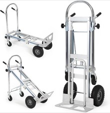 1000 lbs Heavy-Duty Folding Dolly Cart ,3-in-1 Convertible Aluminum Hand Truck