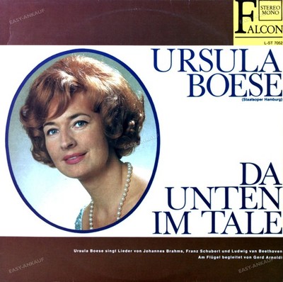Ursula Boese - Da Unten Im Tale LP (VG/VG) .*