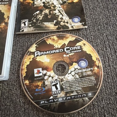 Armored Core: For Answer (Sony PlayStation 3, 2008) *COMPLETE