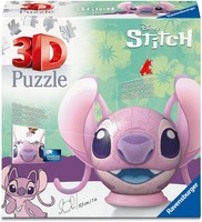 72 Teile Ravensburger 3D Puzzle Ball Disney Stitch Angel Mit Ohren 11639