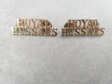 Brytyjska odznaka na ramię "Royal Hussars""