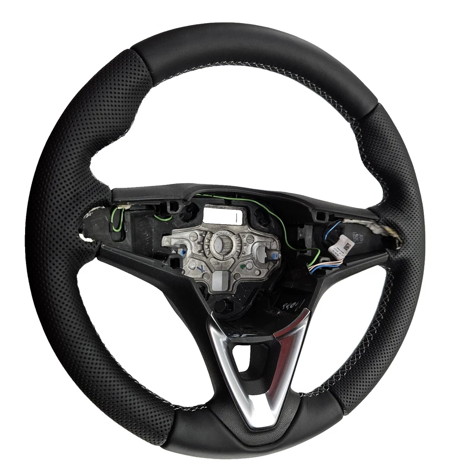 Opel Astra K Corsa E 2015-2019 Leder Lenkrad beheizbar neu bezogen Heizung - Bild 3 von 4