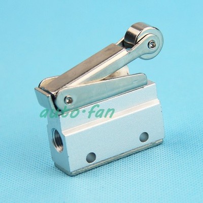for MOV-02 1/8'' 2 Position 3 Way Roller Lever Gas Air Pneumatic Mechanical Valve