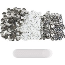 Uimoso1"25mm Button Badge Components 500 Sets for Badge Maker Machine Excluded