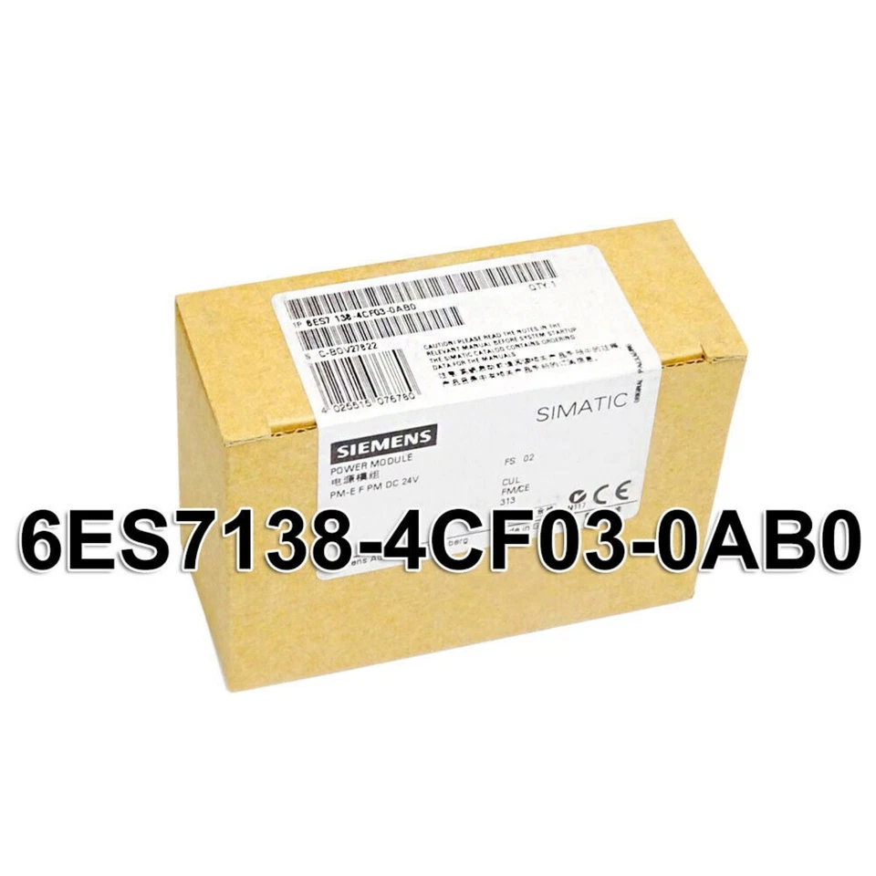 New Siemens 6ES7138-4CF03-0AB0 Power Module PM-E for ET200S 6ES7 138-4CF03-0AB0 - Image 4 of 4