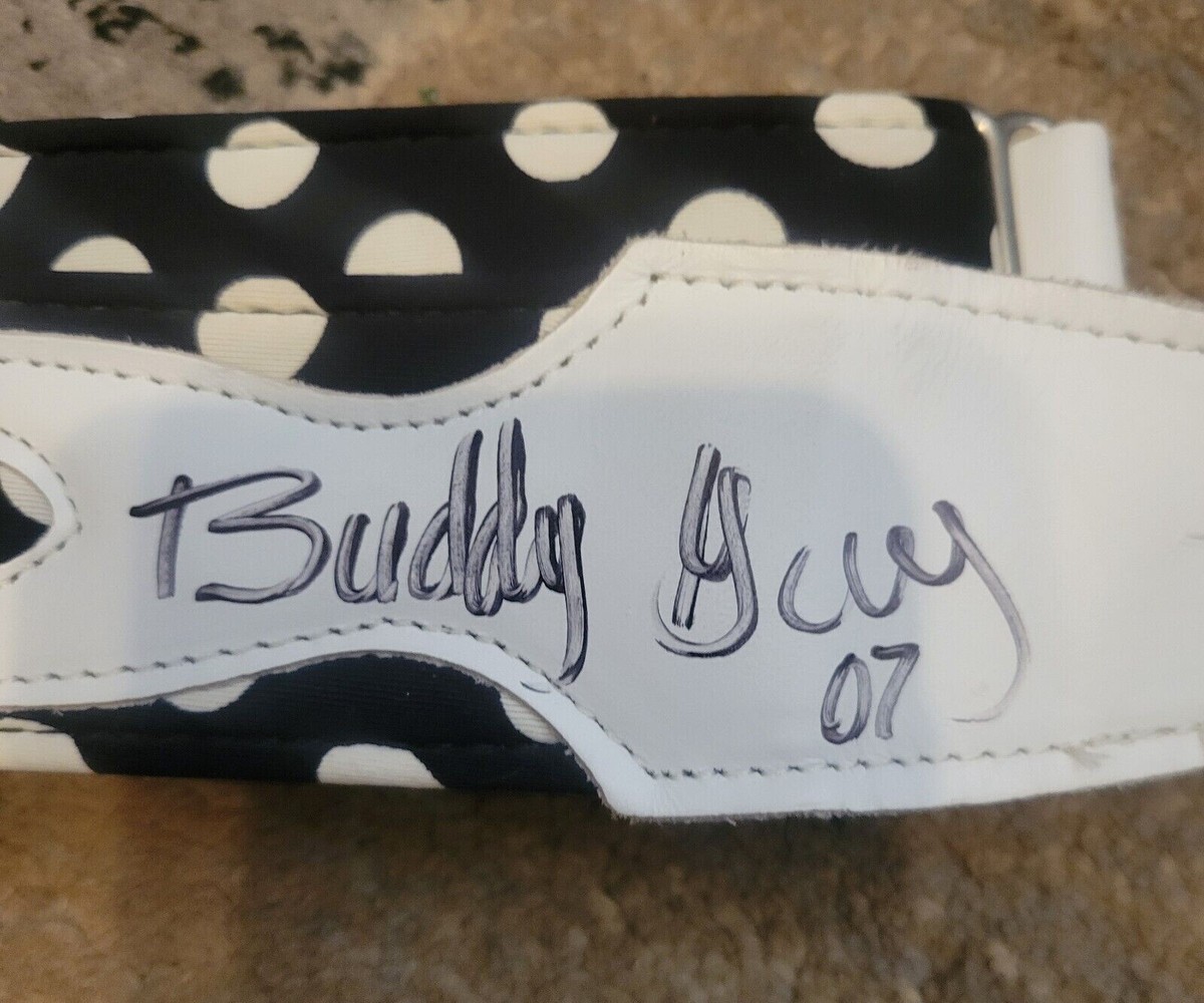 Buddy Guy 2007 Autographed Signed Polka Dot Guitar Strap NEW