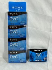 Sony DVC Premium 60 Min Cassettes Lot Of 5