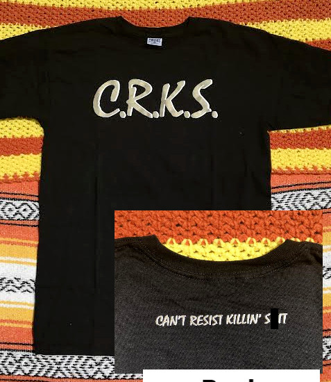 Crooks and Castles t shirt Size Medium CRKS  "Can't Resist Killin' " Rare