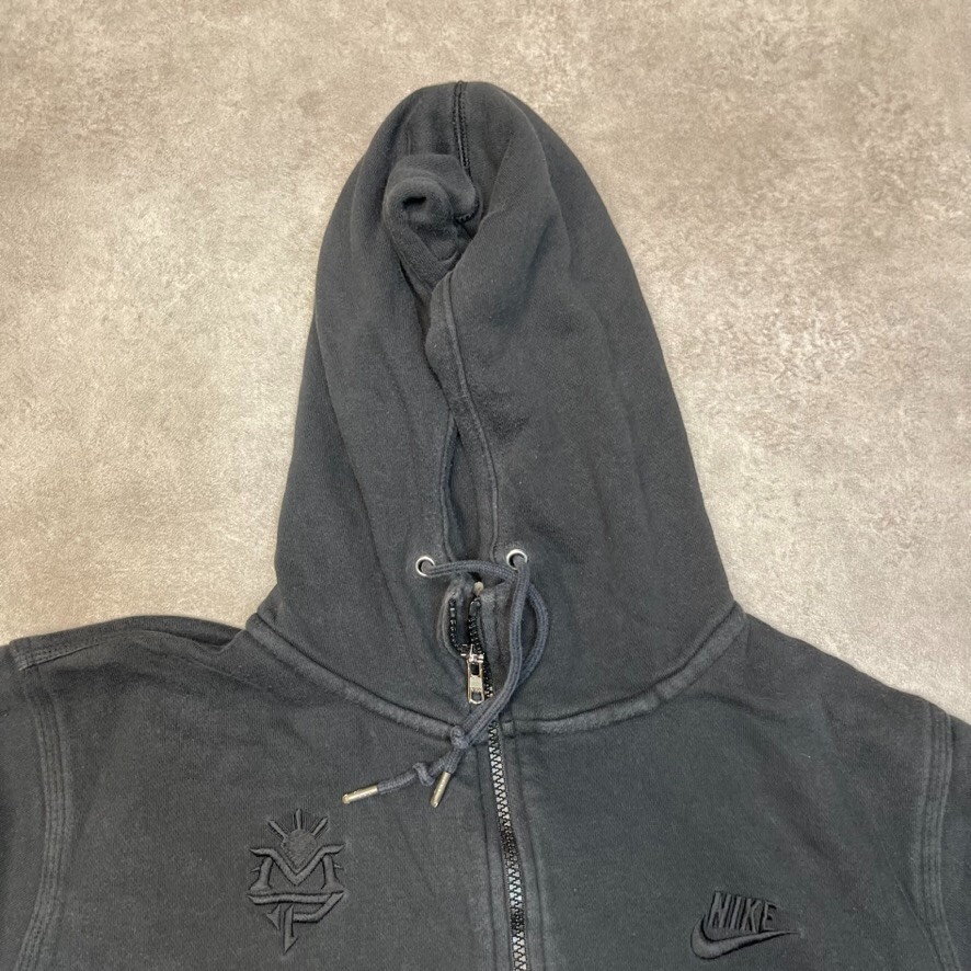 Nike Hoodie Mens Y2K Small Swoosh Vintage Full-Zip Sweatshirt, Black, Large image 7