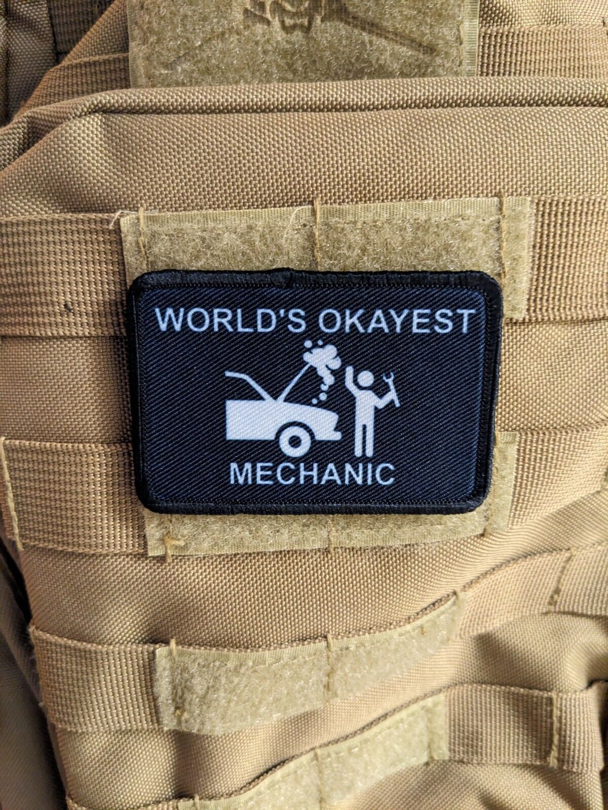  Monkey Stare Meme Morale Patch.2x3 Hook and Loop Patch. Made  in The USA