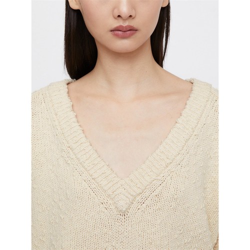 Nuevo Suéter Pullover Toteme Para Mujer Otoño Informal Cercanías Cuello en V Manga Larga - Imagen 3 de 19