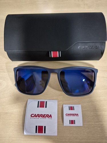 Carrera Wayfarer style Sunglasses - Blue/Blue 8031/s - Picture 8 of 8