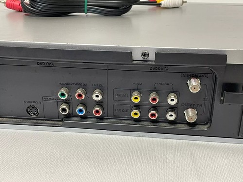 Samsung DVD VCR Kombiplayer DVD-V4600 Recorder silber GETESTET ohne Fernbedienung - Bild 4 von 6