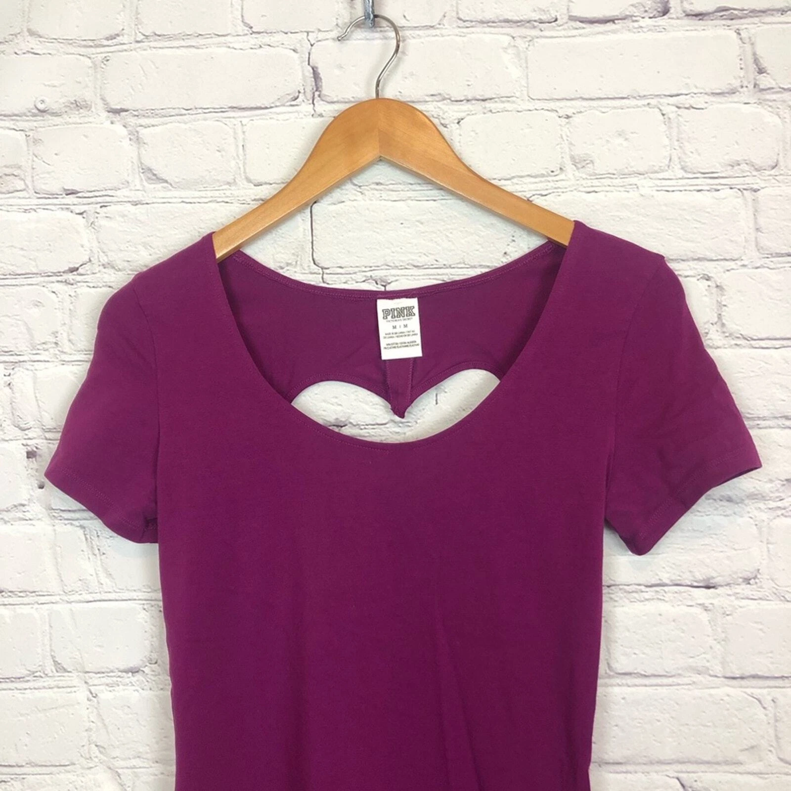 UNDERCOVER Abito rosa Victoria’s Secret con scollo a cuore dietro taglia media