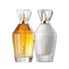 DUO ELEXIR DE JAFRA, 3.04 fl. oz. C/U EAU DE PARFUM E HYDRATING PERFUME, DAMAS.