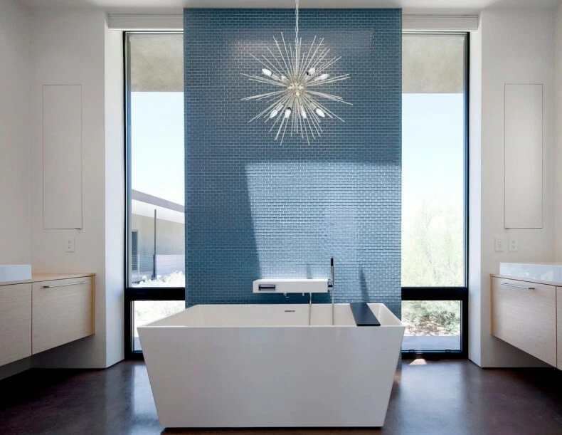 Lámpara de araña Sputnik 8 lámpara cromada cocina comedor dormitorio vestíbulo 20" Foto 2 de 4