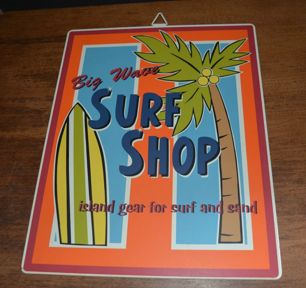 VTG BIG WAVE SURF SHOP Metal Sign eBay