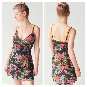 urban outfitters floral wrap dress