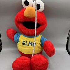 Elmo Toss and Tickle Me Plush 1997 Talks, Giggles, Wiggles Vintage Sesame Street