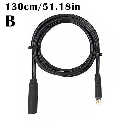 USA 130cm 9Pin Wheel Motor Extension Cable Female to Male Wire for Electric Bike - 第 2/12 張圖片
