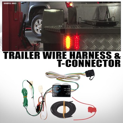 Fits 13-18 Toyota RAV4/Avalon Trailer Tow Hitch 4-Way Output Wiring T