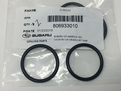 #ad Subaru Impreza WRX STi TURBO Water Transfer Pipe O Ring SET 2 806933010 Genuine $12.19
