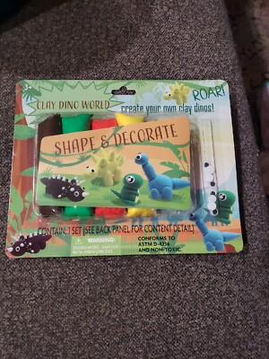 clay dino world Shape And Decorate create your own clay dinosaurs