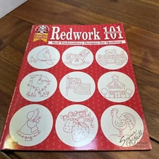 Redwork 101, by Suzanne McNeill Embroidery for Quilting 1999 5070 Nice Designs