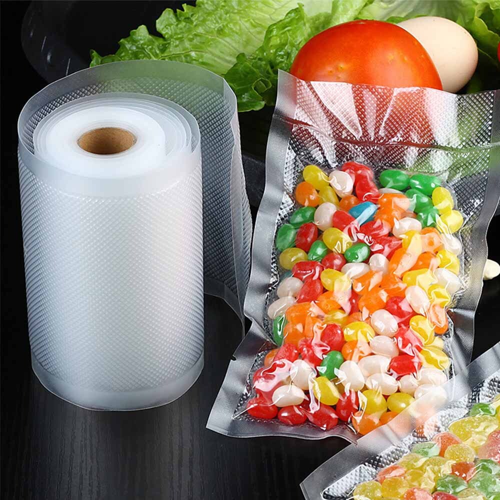 Food Vacuum Sealer Bags Rolls Vaccum Food Storage Saver Seal Bag Pack