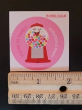 scratch and sniff stickers NEW Penny Paper Co. 1 3/4in Bubblegum Scent 